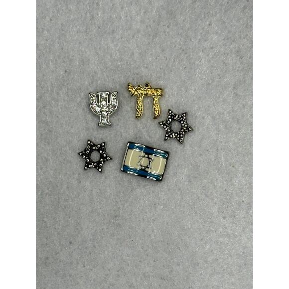 NEW Floating Charm Lot- Hanukkah, South Hill Designs, Custom Jewelry, Locket-5 - Picture 1 of 2